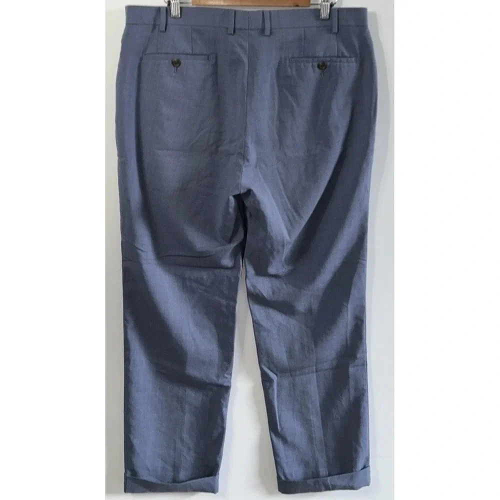 Mens Lauren Ralph Lauren Total Comfort Dress Pants 100% Wool Sz 36 36x30